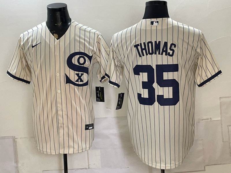 Men 2026 Chicago White Sox #35 Thomas white Game Nike MLB Jersey 0823002->chicago white sox->MLB Jersey
